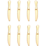 50pcs 4 Colors Mini tableware Spoon fork Dining knife Charms DIY Clothing luggage accessories Jewelry Making 19*5mm J492