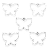 20pcs 6 Color hollow butterfly Charms For Bracelets Necklace Pendant DIY Handmade Jewelry Making accessories 17.5*13.5mm D2136