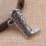 4pcs 26x20x8mm 2 Colors Antique Bronze Color Antique Silver Color 3D Cowboy Shoe Boots Charms For DIY Jewelry Making