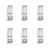 50pcs 6 Colors Mini tableware Spoon fork Dining knife Charms DIY Clothing luggage accessories Jewelry Making 21*3mm J511