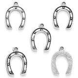 40pcs 5 Color Horseshoe Charm Alloy Metal For Keychain earring Pendants DIY Handmade Jewelry Accessories Making 11*15.5mm D9343