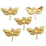 10pcs 6 Colors dragonfly Charms For Earrings Bracelets Necklace Pendant DIY Handmade Jewelry Making accessories 20*28mm D2147