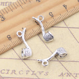 20 piezas dijes tubo 19x7x5mm colgantes de Color plata antigua fabricación tibetana DIY joyería artesanal hecha a mano