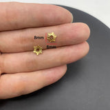 20-40pcs KC Alloy Flower Holder Partition Bead Cap Bead Holder Cap DIY Step Shaking Hairpin Hairpin Crown Accessories V149