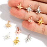 30pcs 5 Colors star Charms For Bracelet Earring necklace Pendants DIY Handmade Jewelry Accessories Making 14*11mm L351
