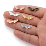 20pcs 6 colors shaped Angel Wings Spacer Bead Charms Jewelry Making DIY Jewelry accessories Handmade Craft 24*8mm R239