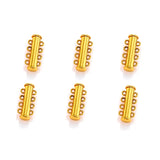 5Set 2-5 Row buckle cylindrical Magnet Connected Clasps Pendant DIY Couple Magnetic Buckle For Jewelry Necklace Bracelet W291