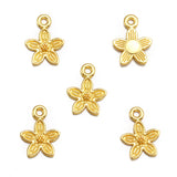50pcs 6 Color cute small flower Charm for Bracelet Necklace earring Pendant  DIY Handmade Jewelry Accessories 10.5*13mm Q1163