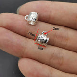 20-40pcs silver color Zinc Alloy Bead DIY big hole metal connector Beads Fits Charm Bracelets Necklaces Pendants making R224