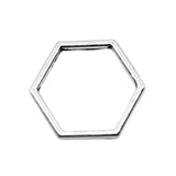 20pcs 15x15mm 3 Colors Antique Bronze Color Antique Silver Color Antique Gold Color Hexagonal Honeycomb Charms