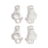 50pcs 4 colors bell Charms Pendants For Necklace Bracelet Jewelry Making DIY Handmade 16*8mm J161