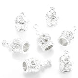 5 colors 10 pcs alloy Metal 3D Crown Charm forKeychain necklace Pendant  DIY Jewelry Making 18*9mm N225