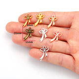 30pcs 7 colors Bow Charms Pendants for Bracelet Necklace DIY Jewelry Making Finding Accessories 20*11mm N127