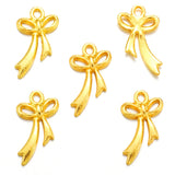 30pcs 7 colors Bow Charms Pendants for Bracelet Necklace DIY Jewelry Making Finding Accessories 20*11mm N127
