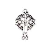 10pcs 24x37mm 2 Colors Antique Silver Color Antique Gold Color Celtic Knot Cross Charms For DIY Jewelry Making