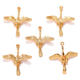 25pcs 6 Color Flying Crane Charm for earring Necklace Keyring jewelry Pendant  DIY Handmade Crafts accessories 24*22mm D568