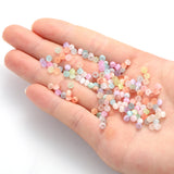 200pcs 4mm Glass Cat Eye Beads Multicolor Loose Spacer Beads for Jewelry Making DIY Cute Bracelets Necklace Crafts Supplies Z8