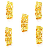 10pcs Metal African Hair Rings Beads Cuffs Tubes Charms Dreadlock Dread Hair Braids Jewelry Decoration Accessories 25*9*9mm R226