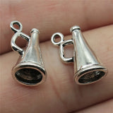 20pcs 15x9x9mm 3 Colors Antique Bronze Color Antique Silver Color Antique Gold Color 3D Speaker Charms