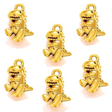 10pcs 7 Color Dinosaur Baby Charms Alloy Metal For necklace Pendants DIY Handmade Jewelry Accessories Making 17*123mm D9337