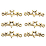 30pcs 6 Colors star Charms For Bracelet Earring necklace Connector Pendants DIY Handmade Jewelry Accessories Making 9*25mm L347