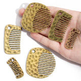1pcs alloy Necklace For Women Men Comb charm for Trend Necklace keychain Pendant DIY Delicate Design Jewelry Accessories J518