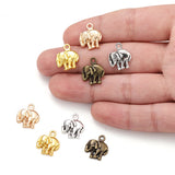 20pcs Elephant Charms Antique Silver color Pendant fit Making Bracelets Jewelry Findings DIY Accessories 16*13mm  D957