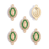 10Pcs Double-Drop Alloy Diamond-Studded Pendants DIY Necklace & Bracelet Jewelry Components Jewelry Making Materials W641