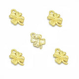 40pcs 7color Four leaf clover Charm for Earring necklace Metal Pendant Fit bracelet necklace earring Jewelry making 17*11mm Q404