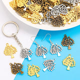 10pcs 5 color Tree of Life Charms Pendants DIY Jewelry for Necklace Bracelet Making Accessaries 30*24mm Q204