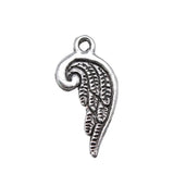 20pcs 19x10mm 2 Colors Antique Bronze Color Antique Silver Color Angel Wings Charms For DIY Jewelry Making