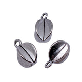 20pcs 13x10x9.2mm Kc Gold Color Rhodium Color Multifaceted Geometric Round Charms For DIY Jewelry Making