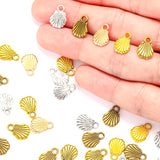 50pcs 5 colors mini shell Charms Pendant For Necklace Bracelet Earring diy Handmade Jewelry Making 12*8mm D7129