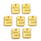 40pcs 6 Colors lucky character tiles Charms For Bracelets Necklace Pendant DIY Handmade Jewelry Making accessories 9*7mm S288