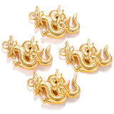 5pcs 5 Color Dragon Charm for Necklace Keyring jewelry Pendant  DIY Handmade Crafts accessories 30*21mm D815