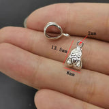 20-40pcs silver color Zinc Alloy Bead DIY big hole metal connector Beads Fits Charm Bracelets Necklaces Pendants making R224