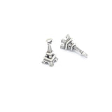 30pcs Antique Silver color Eiffel tower Charm For Jewelry Making Bracelet Necklace Handmade 18*8mm E3