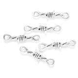 10pcs 3 styles 3D Thorns Metal Connectors Pendant Gothic Necklace Bracelet DIY Thorns Charms Jewelry Handicraft Making B200