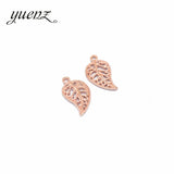 30pcs 7 Color Antique Silver color Small tree leaf Charms Metal Alloy Jewelry Diy Accessories 19*10mm Q323