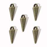 20pcs Alloy Round Diamond-Shaped Pendants in 6 Colors for DIY Necklace Earrings Charms Jewelry Making Supplies B1115-B1118
