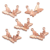 20pcs 7 Colors Double hole butterfly Charms For Bracelets Necklace Pendant DIY Handmade Jewelry Making accessories 18*26mm D2144