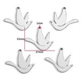5pcs stainless steel dolphin butterfly/spider Charms Animal Pendants DIY Handmade Necklace Bracelet Earrings Jewelry Making W418