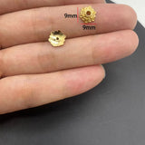 20-40pcs KC Alloy Flower Holder Partition Bead Cap Bead Holder Cap DIY Step Shaking Hairpin Hairpin Crown Accessories V149