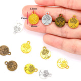 20pcs 4colors Life Tree Charms Pendants DIY Jewelry for Necklace Bracelet Making Accessaries 15*12mm Q238
