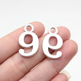 10pcs 26x16mm 1 Colors Antique Silver Color Number 0 Charms For DIY Jewelry Making
