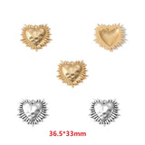 5pcs 2 colour Heart shaped Cross Charms Halloween Charms DIY Handmade Necklace Bracelet Earrings Jewelry Accessories W273