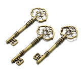 3 pcs 5 colors key Charms Pendants For Necklace Bracelet Jewelry Making DIY Handmade 80*28mm O204
