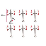 5 pcs 20 styles Halloween Zinc Alloy Bloody Dagger Color Charms Knife Pendants for DIY Bangle Bracelet necklace Findings W430