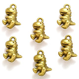 10pcs 7 Color Dinosaur Baby Charms Alloy Metal For necklace Pendants DIY Handmade Jewelry Accessories Making 17*123mm D9337