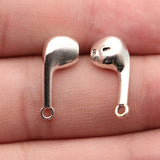 10pcs 21x8.5x5.9mm Antique Silver Color Earphone Charms For DIY Jewelry Making